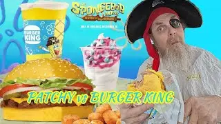 Обзор меню &laquo;Губка Боб&raquo; в Burger King Canada | Krabby Whopper Drive‑Thru Chaos 🍔🇨🇦