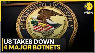 US Busts 4 Massive Botnets in One Operation | Major Cybercrime Crackdown | WION