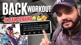 Back Workout on Fan Demand | Best Back Exercises for Strength & Size
