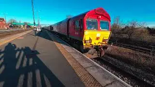 Train Spotting at Lincoln and Barnetby 25/1/2025