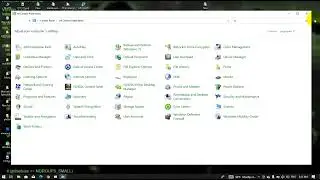 how work with control panel, Device and printer