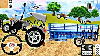 Eicher Tractor with trolley indian tractor simulator gameplay New tractor game mini Eicher tractor