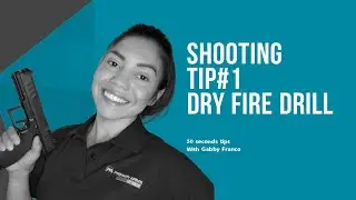 Quick dry fire drill for handguns. Practicing the draw | Gabby Franco