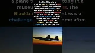 DC to LA in an hour! The SR-71 Express