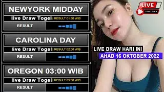 🔴 LIVE DRAW NEWYORK DAY, CAROLINA DAY, OREGON TERCEPAT || AHAD 16 OKTOBER 2022