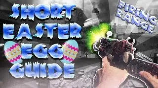 FIRING RANGE SHORT EASTER EGG GUIDE (Cod WaW Custom Zombies) - STEP by STEP Guide | SECRET GUN FOUND