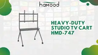 HEAVY-DUTY STUDIO TV CART HAMOOD HMD-747 #workspacesolutions #hamoodtv #tvcart  #homeoffice
