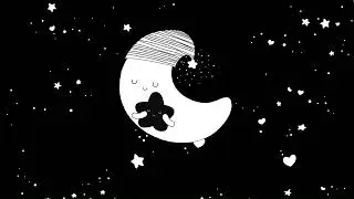 Baby Sleep Music | Sensory Calming Relaxing High Contrast Mozart Brahms lullaby instant Moon Star