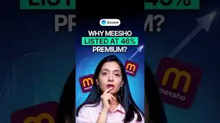 Why Meesho Listed at 46% Premium?