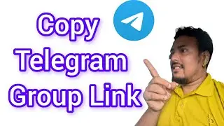 How to Copy a Telegram Group Invite Link||Telegram group invite link