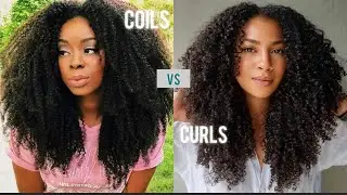 Coily hair care vs curly hair care. 