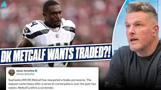 DK Metcalf Request Trade From Seahawks Same Day Tyler Lockett Is Released... | Pat McAfee Show