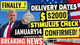 NEW🔥BREAKING 📈$2000 Stimulus Checks💰Sent Out Immediately if?🎉+Social Security JANUARY Pay SSI,SSDI?✅