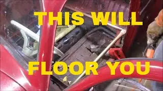1964 BUG DAISY RUSTY FLOOR REMOVAL
