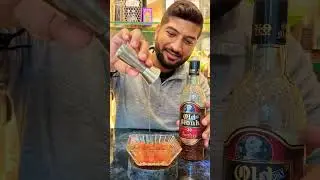 Garam Gulab Jamun + Old Monk Amber Rum 😍🥃 | Shorts