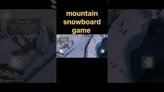 Mountain snowboard game ⛷️ |grand mountain |Adventure 2|gameplay |vajra punch gaming #youtubeshorts