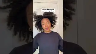 Am I the only one that does this for more volume?? #bighairdontcare #howtogetvolume #naturalhair