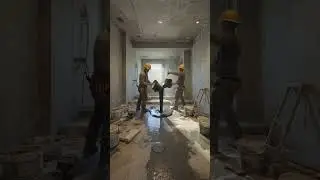 This Bathroom Floor Was Poured Like Liquid Marble | Luxury Epoxy Timelapse