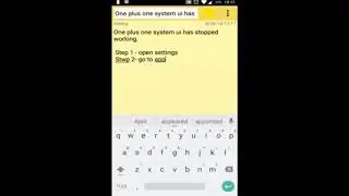 Fix Unfortunately System UI Has Stopped Working (Most Androids)
