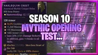 Diablo 4 Сезон 10 Мифический Открытие 350+ Тест Мифический PTR Насколько редки мифические предмет...