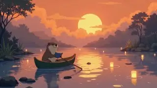 River Otter's Lofi Escape 🛶 Chill Mix to Unwind & Study #lofi #chillbeats #relaxmusic #studylofi