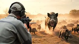 Wild Boar Attach on Farm - $2.5B Crisis and How Hunters Fight Back