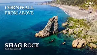 Stunning Cornwall from above - Shag Rock
