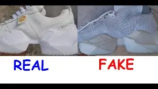 Versace sneakers real vs knock off. How to spot original Versace Jeans Couture shoes