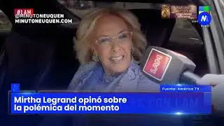 Mirtha Legrand no se qued&oacute; callada y opin&oacute; sobre una fuerte pol&eacute;mica