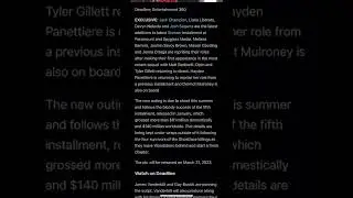 New cast update on Scream 6