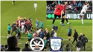 Player & Manager Sent Off for fighting| Swansea City 4 - 2 Preston North End
