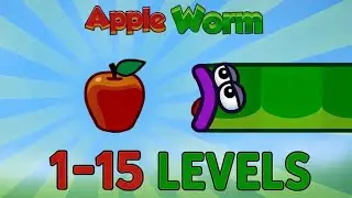 এই ভিডিওতে দেখানো হয়েছে Apple Worm Gameplay &ndash; Levels 1 to 15