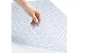 GORILLA GRIP Patented Bath Tub Shower Mat, Machine Washable Bathtub Floor Liner Mats