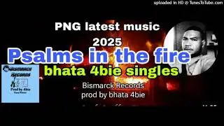 Psalms in da fire PNG latest music 2025🔥💯🎼 bhata 4bie singles Bismarck records prod by bhata 4bie