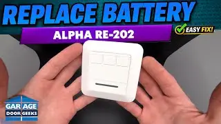 How to Change the Battery in an Alpha RE202 Wireless Wall-Mount Remote