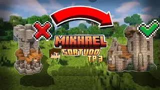 Mikhael fazendo a sua casa/castelo parte#1 MIKHAEL SORTUDO 3 TEMPORADA EPISODIO#4