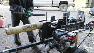 Réparation d'une fuite hydraulique sur le fendeur