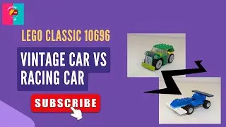  LEGO Classic Vintage car vs Racing car#10696
