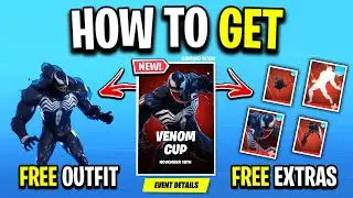 How To Get The Venom Skin, Pickaxe & Emote For FREE! (Venom Cup)
