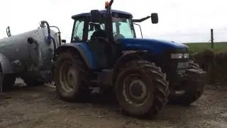 TM 125 spreading slurry with Conor tank