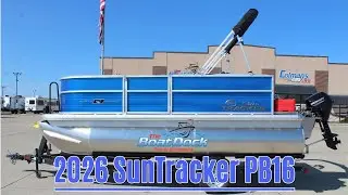 2026 Sun Tracker Party Barge 16 | Pontoon Boat Walkthrough