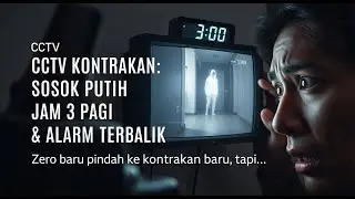 CCTV Kontrakan Baru: Sosok Putih Jam 3 Pagi & Alarm Terbalik