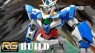 RG 1/144 00 Qan[T] Gundam Model Kit Speed Build