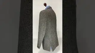 Vintage blazer Harris Tweed with Christian Dior shirt, linen vest and silk Tie 360 stopni  #vintage