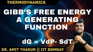 Gibbs Free Energy as a Generating Function | Concept & Derivation| Prof. Thakur_Hindi
