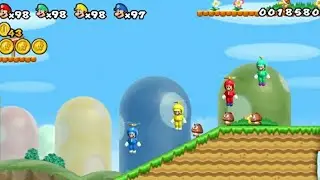 New Mario & Luigi new 4K Gameplay 4 players #shorts video game
