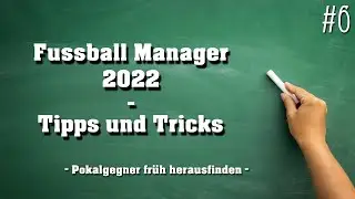 EA Fussball Manager 2022 Tipps und Tricks #6 - Pokalgegner fr&uuml;h herausfinden (Deutsch/German)