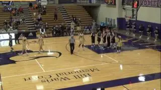 Cody Schock's first college game dunk