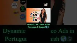 Dynamic UGC Video Ads in Portuguese & Spanish 🌎🎥 #ugccreator #ugc #ugcads #shorts