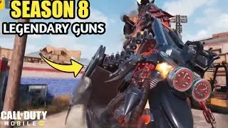 *NEW* Codm Legendary Guns Gameplay Season 8 Error 404 | Legendary Argus Looks Cool 🔥